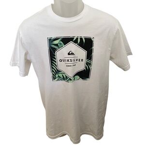 Quiksilver Since 1969 Hawaiian Surfer Tee Shirt Men M Medium